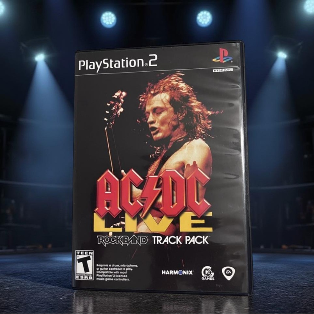 PS2 AC/DC Rockband video game